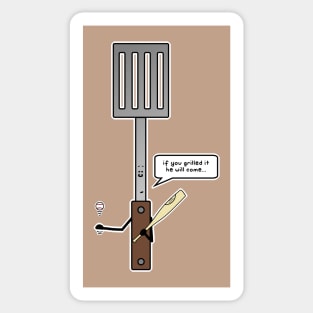 Barbeque Spatula Sticker